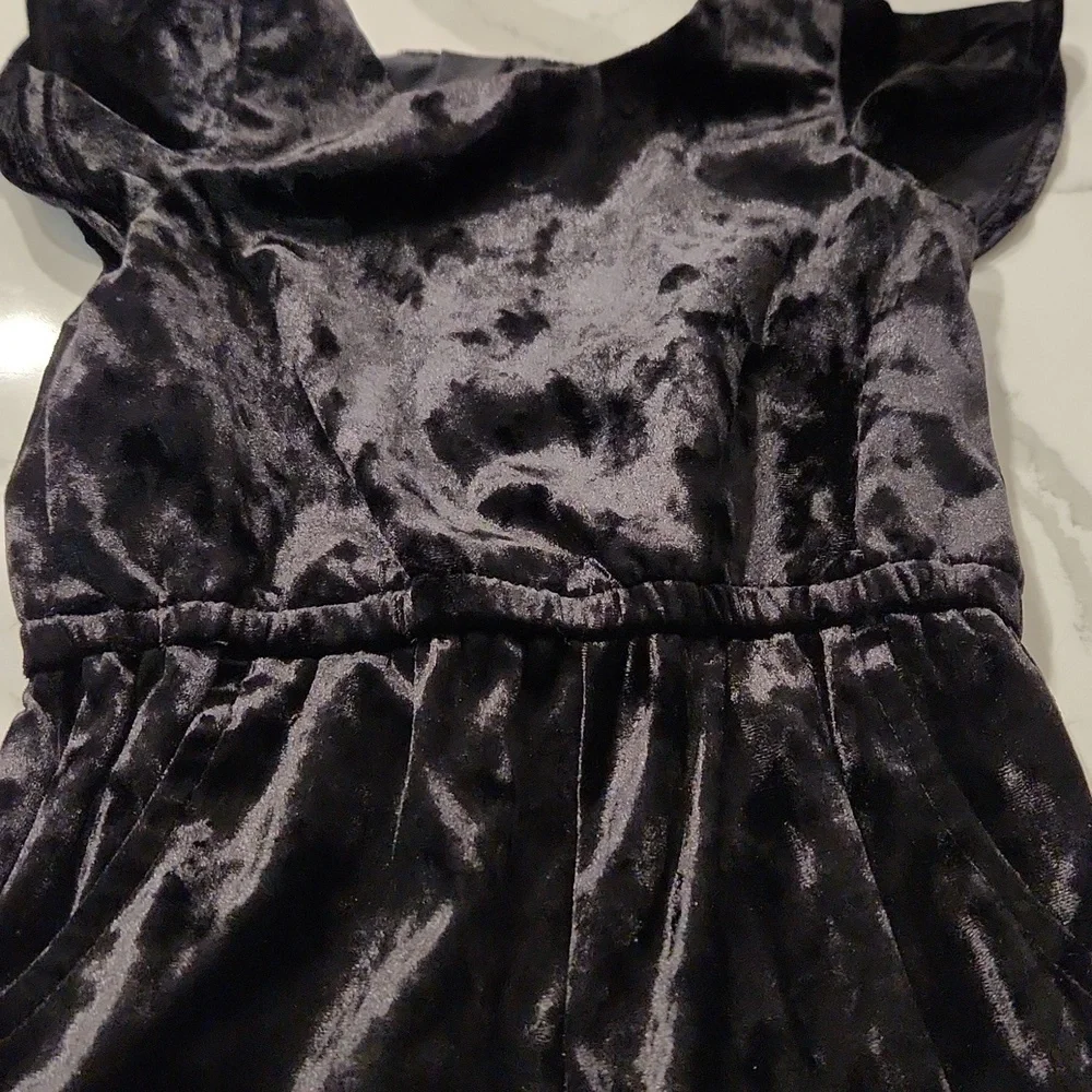 2T Cat & Jack velour jumpsuit